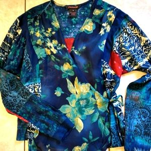 Francesca Rose Wrap Top!